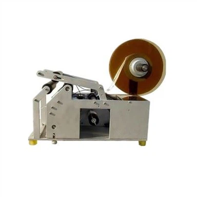 Máy dán nhãn bán tự động cho chai tròn